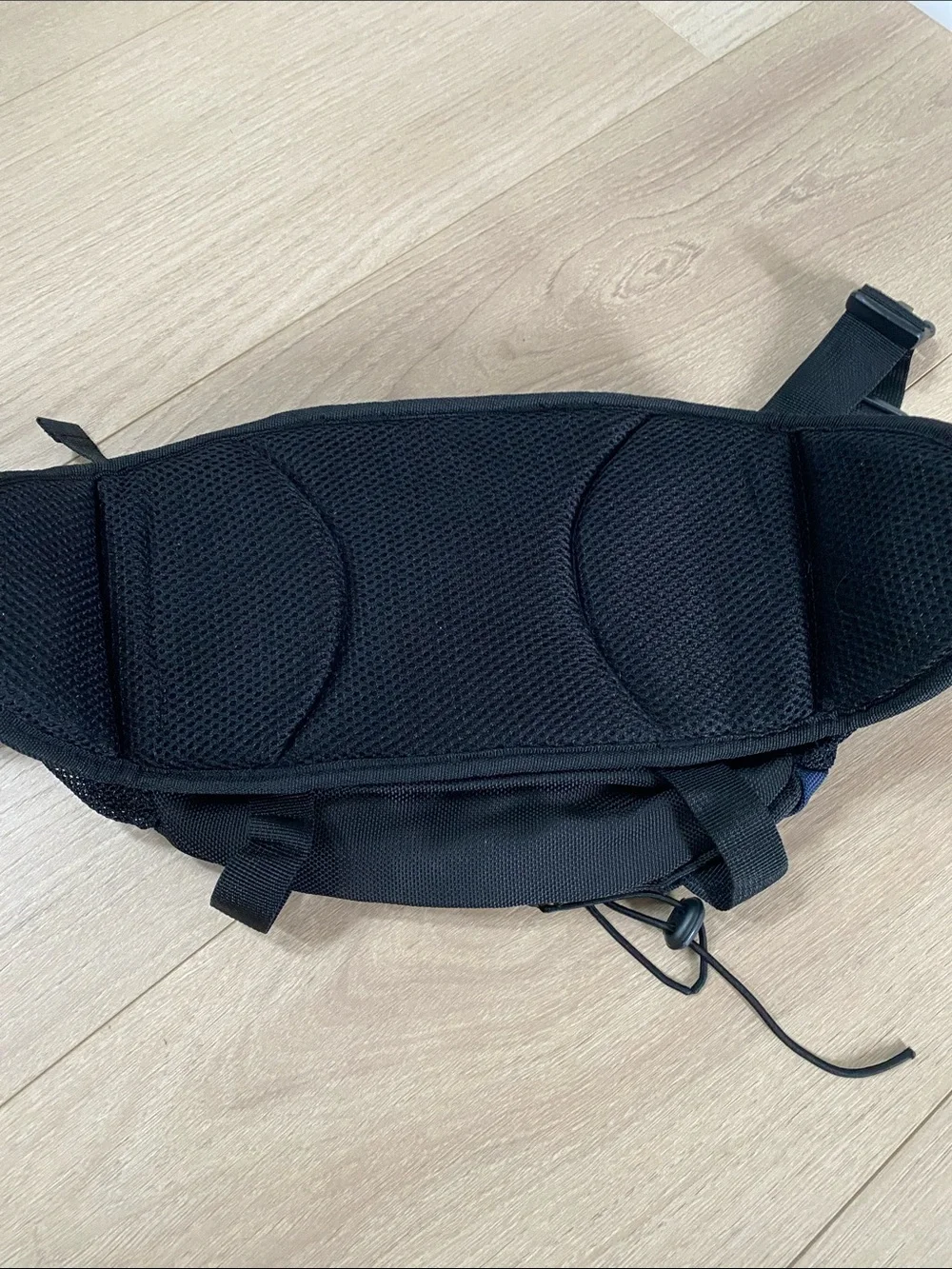 ❤️North Face Heavy Duty Oversized Hiking Fanny Pack Belt Bag Blue Black